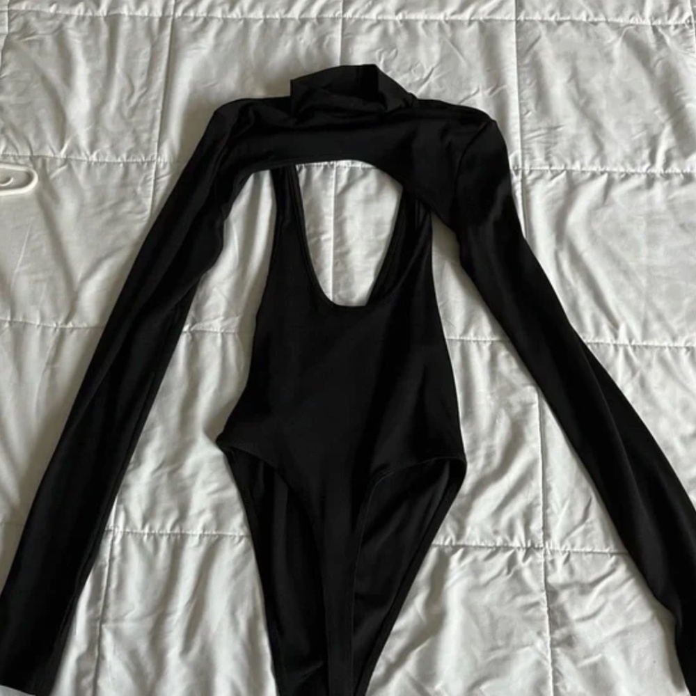 Turtle neck 2 piece Bershka bodysuit size M